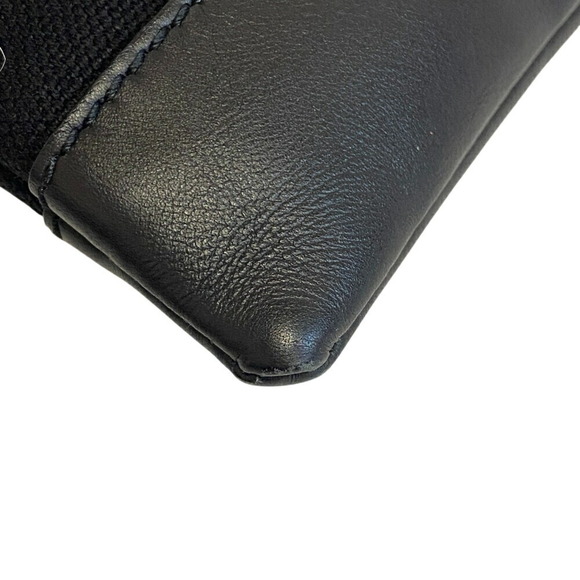 BALENCIAGA 373834 Navy Clip M Clutch Bag/Second Bag, Black, Men's